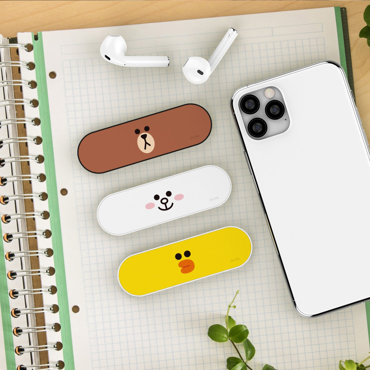 Line Friends Holder Stick Phone Grip Stand