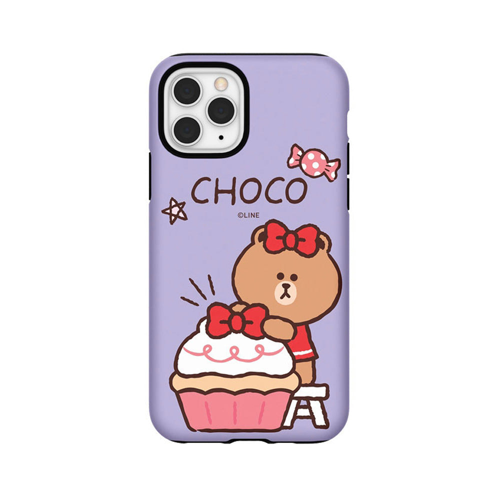 Line Friends Petit Sweets Dual Layer TPU+PC Shockproof Guard Up Combo Case Cover