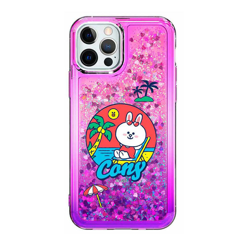 Line Friends Beach Bling Aqua Case Cover