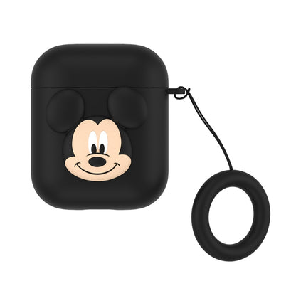 UKA Disney Shockproof Apple AirPods Pro&2&1 Silicone Case Cover with Ring Strap