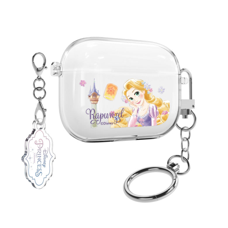 Disney Princess Castle Clear Slim Apple AirPods Case Cover