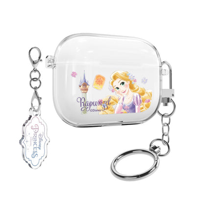 Disney Princess Castle Clear Slim Apple AirPods Case Cover