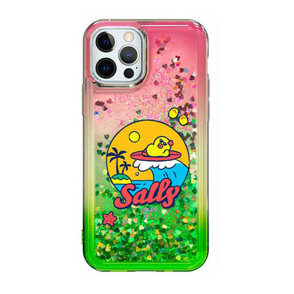 Line Friends Beach Bling Aqua Case Cover