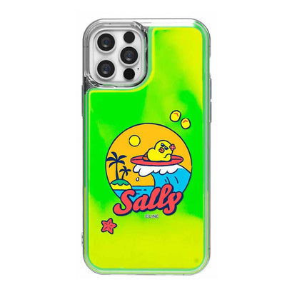 Line Friends Beach Neon Aqua Case Cover