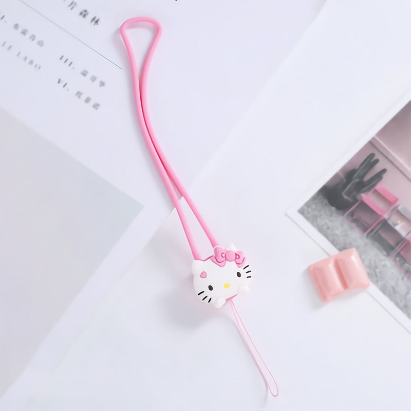 GARMMA Hello Kitty & My Melody Anti-lost Silicone Strap Universal Lanyard