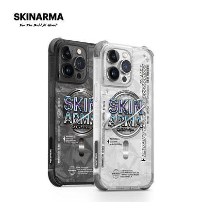 Skinarma Starry Sky MagSafe Mag-Charge Hybrid Case with 360° Impact Bumper