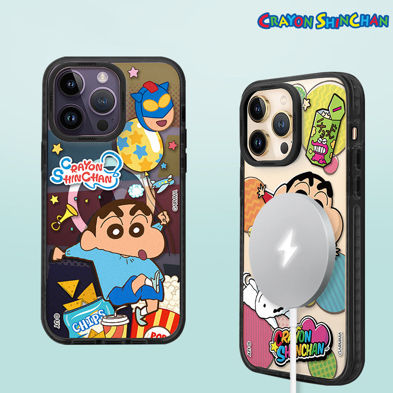 GARMMA Crayon Shin-chan MagSafe Military Grade Drop Tested Impact Case Cover