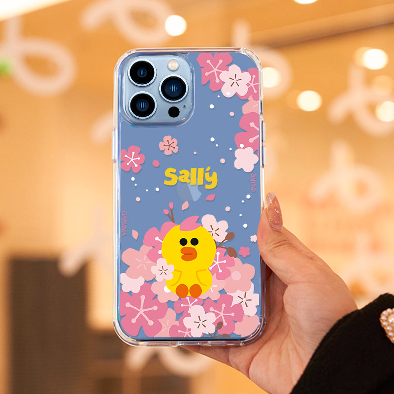 GARMMA Line Friends Sakura Air Cushion TPU+PC Back Case Cover