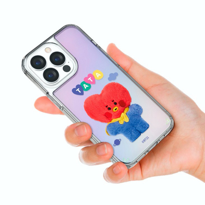 BT21 Shockproof Slim Fit Hologram Mirror Case Cover