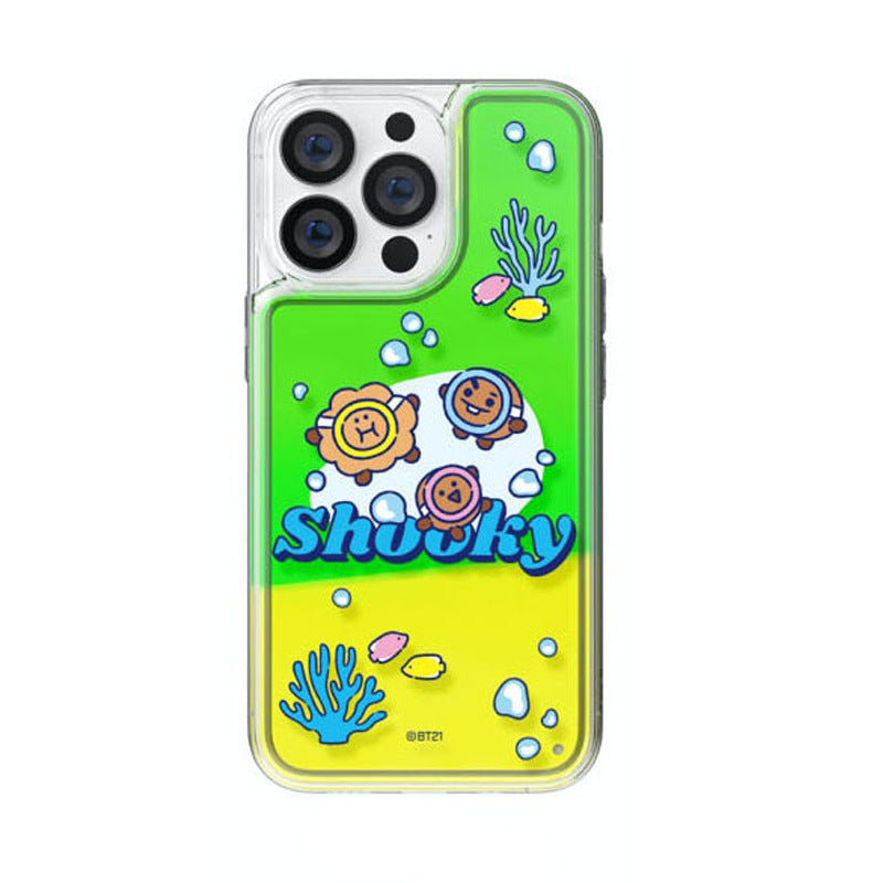 BT21 Let's Splash Neon Aqua Case Cover