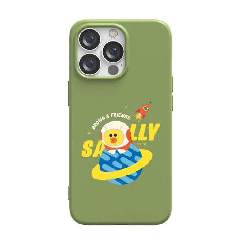 Line Friends Liquid Silicone Soft Color Jelly Back Case Cover