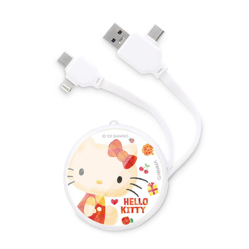 GARMMA Sanrio Characters PD Fast Charge Lightning+Type-C Extracted Extension Cable