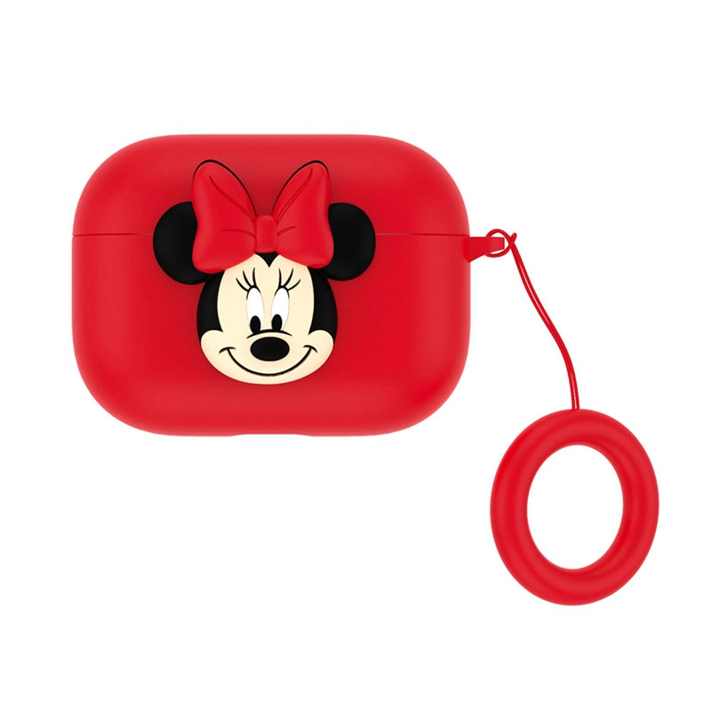 UKA Disney Shockproof Apple AirPods Pro&2&1 Silicone Case Cover with Ring Strap