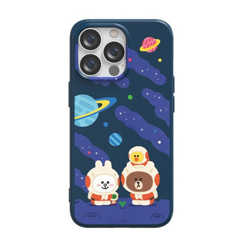 Line Friends Liquid Silicone Soft Color Jelly Back Case Cover