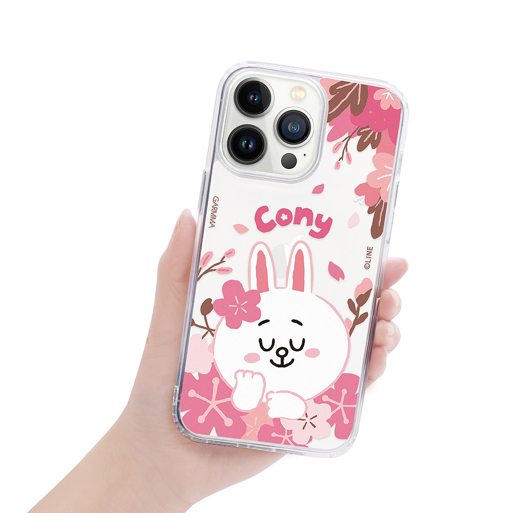 GARMMA Line Friends Sakura Air Cushion TPU+PC Back Case Cover