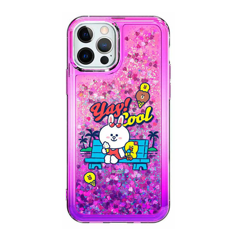 Line Friends Beach Bling Aqua Case Cover