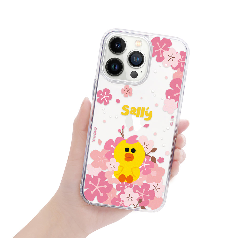 GARMMA Line Friends Sakura Air Cushion TPU+PC Back Case Cover