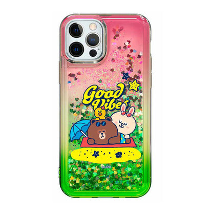 Line Friends Beach Bling Aqua Case Cover