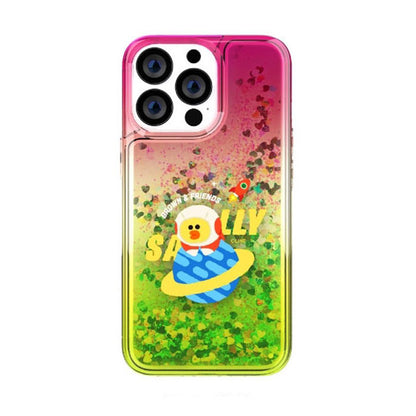 Line Friends Space Bling Aqua Case Cover