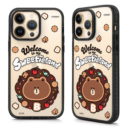 GARMMA Line Friends Sweetieland Military Grade Drop Tested Impact Case Cover