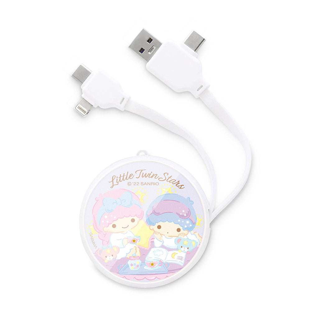 GARMMA Sanrio Characters PD Fast Charge Lightning+Type-C Extracted Extension Cable