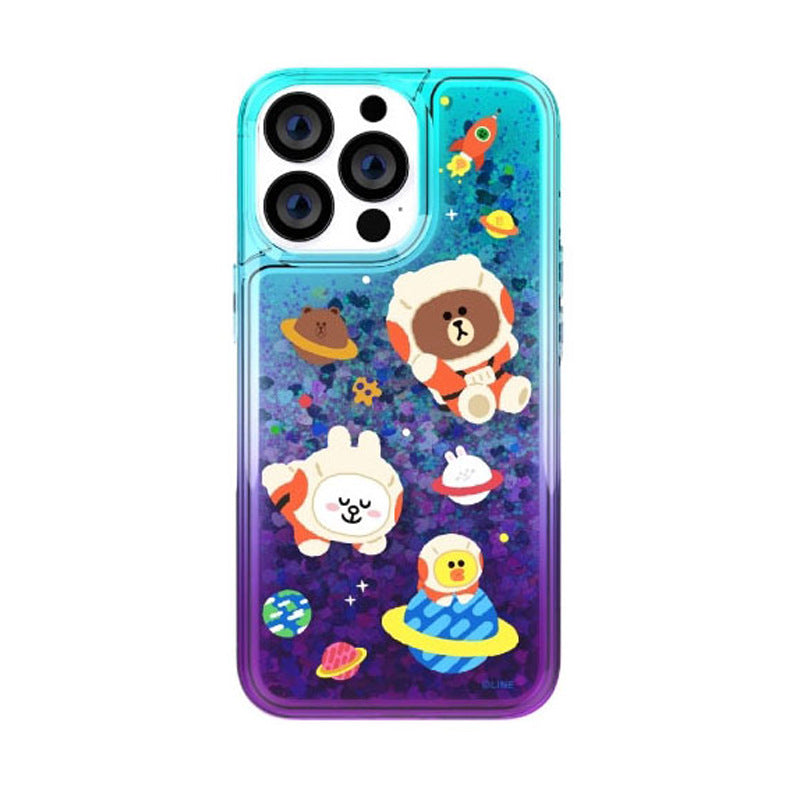 Line Friends Space Bling Aqua Case Cover