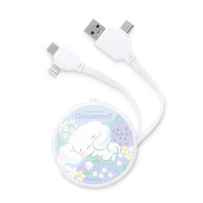 GARMMA Sanrio Characters PD Fast Charge Lightning+Type-C Extracted Extension Cable