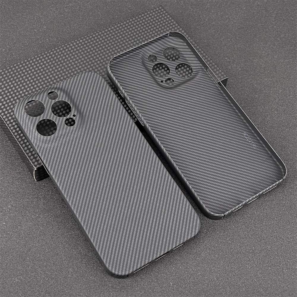 Oatsbasf Luxury Pure Carbon Fiber Case for Apple iPhone 14 Plus / iPhone 14