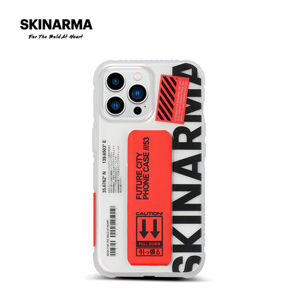 Skinarma Clear Case with Extendable Grip Stand