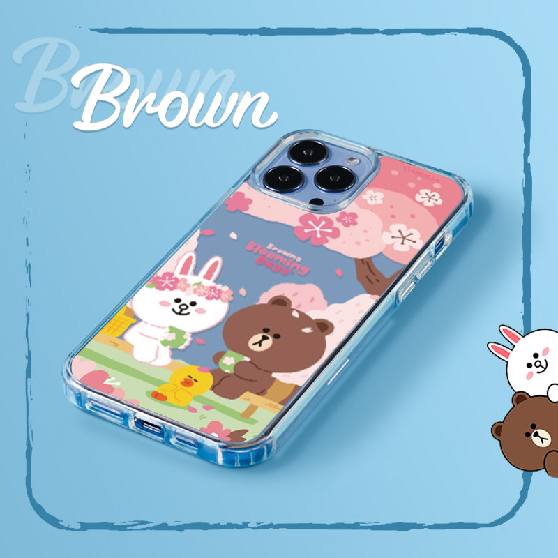 GARMMA Line Friends Sakura Air Cushion TPU+PC Back Case Cover