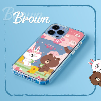 GARMMA Line Friends Sakura Air Cushion TPU+PC Back Case Cover