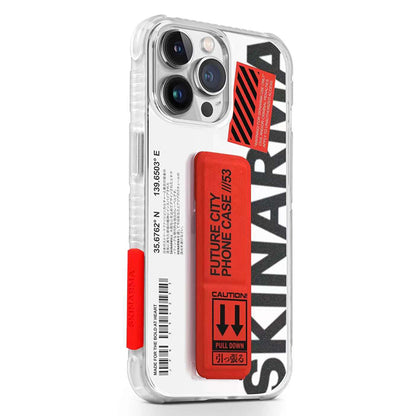 Skinarma Clear Case with Extendable Grip Stand