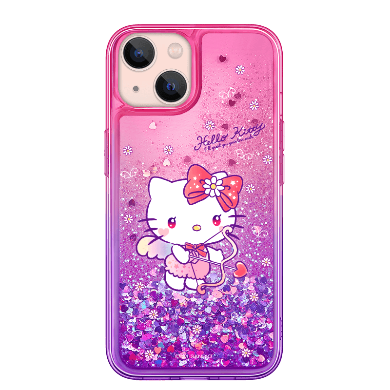 UKA Sanrio Characters Air Cushion Glitter Quicksand Back Case Cover