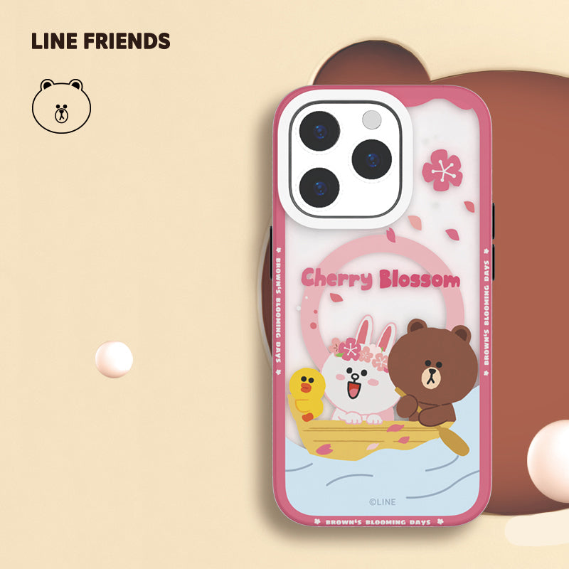 Line Friends Brown MagSafe Anti-Scratch Back Shockproof Cover Case