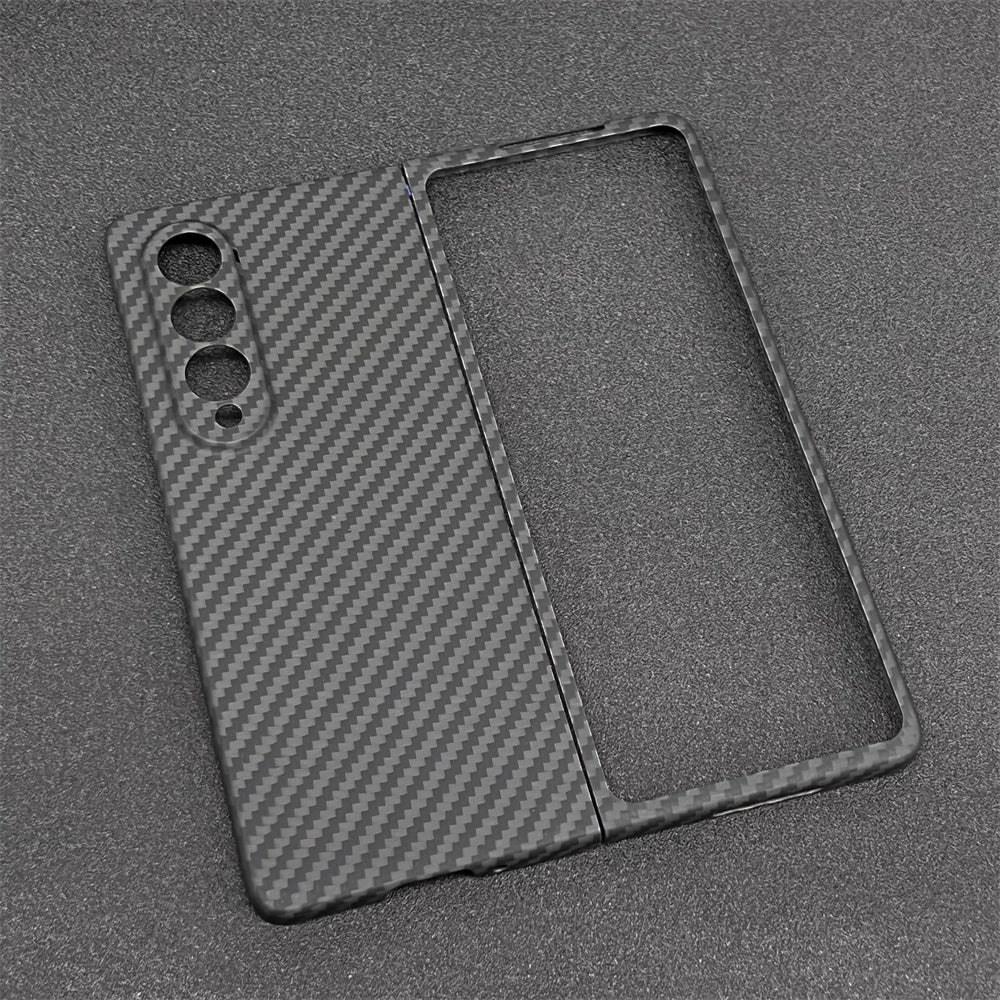 Oatsbasf Luxury Pure Carbon Fiber Case for Samsung Foldable Smartphones