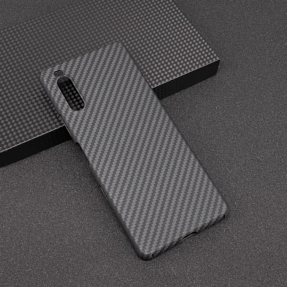 Oatsbasf Luxury Pure Carbon Fiber Case for SONY Smartphones