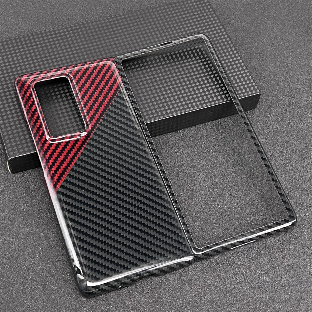 Oatsbasf Luxury Pure Carbon Fiber Case for Huawei Mate X3 / X2 / Xs 2 / Xs