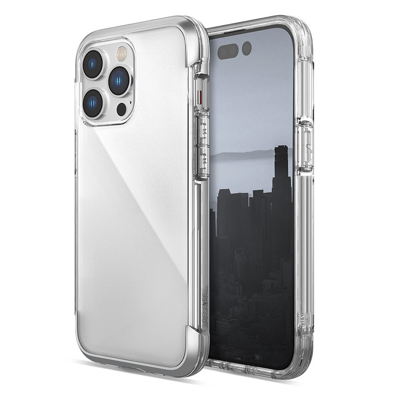 X-Doria Defense Air Military Grade Drop Tested Anodized Aluminum TPU PC Clear Case Cover