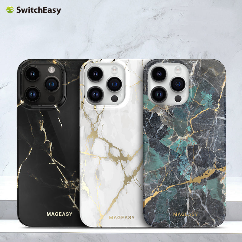 SwitchEasy Marble Double In-Mold Decoration Case Cover