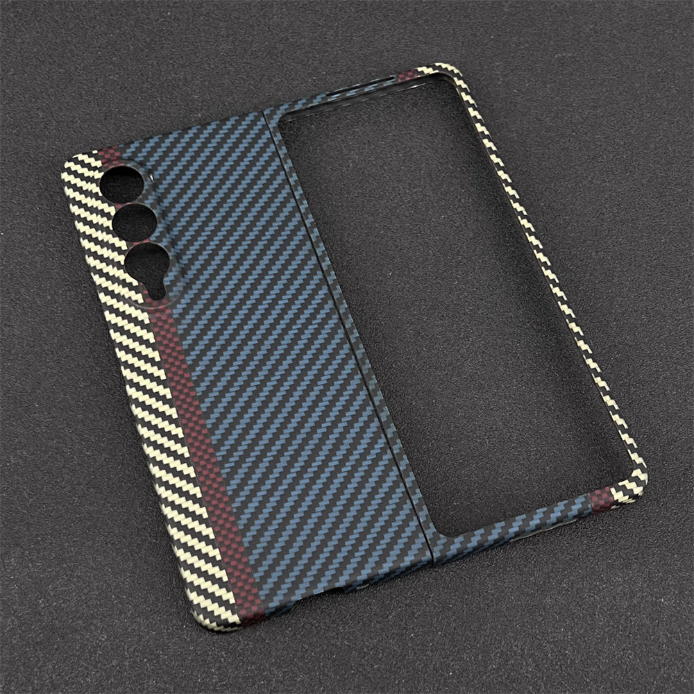 Oatsbasf Luxury Pure Carbon Fiber Case for Samsung Foldable Smartphones