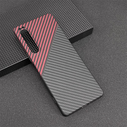 Oatsbasf Luxury Pure Carbon Fiber Case for SONY Smartphones