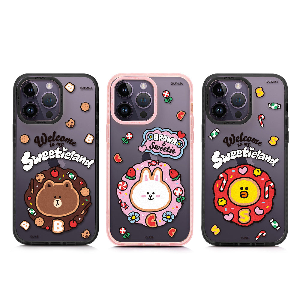 GARMMA Line Friends Sweetieland Military Grade Drop Tested Impact Case Cover