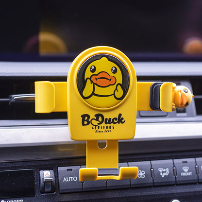 B.Duck Figure Car Gravity Bracket Phone Holder