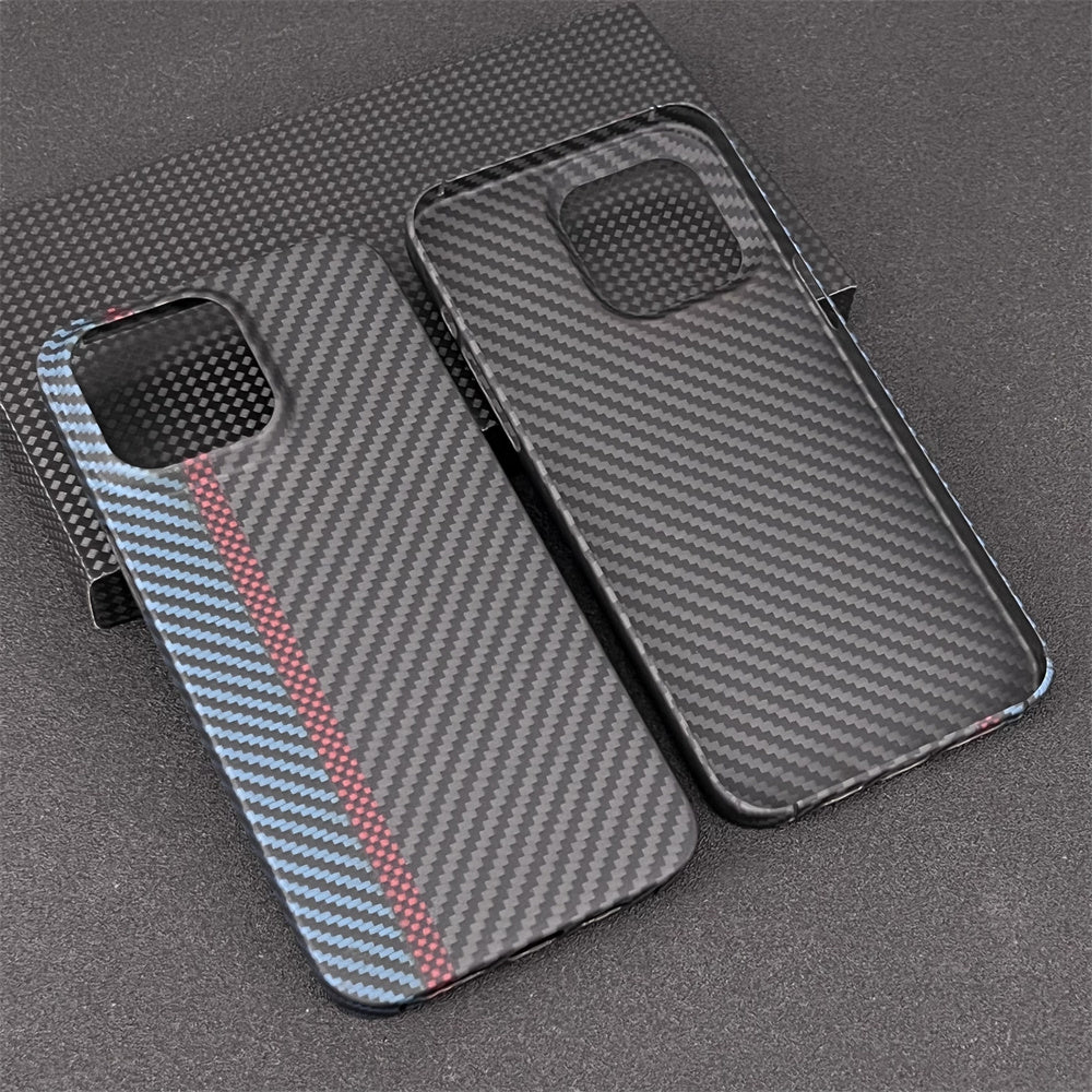 Oatsbasf Luxury Pure Carbon Fiber Case for Apple iPhone 14 Pro Max | iPhone 14 Pro