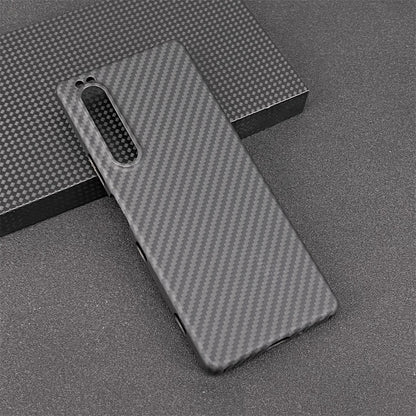 Oatsbasf Luxury Pure Carbon Fiber Case for SONY Smartphones