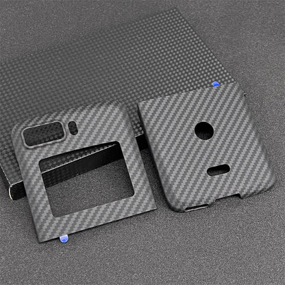 Oatsbasf Luxury Pure Carbon Fiber Case for Motorola Razr Smartphones