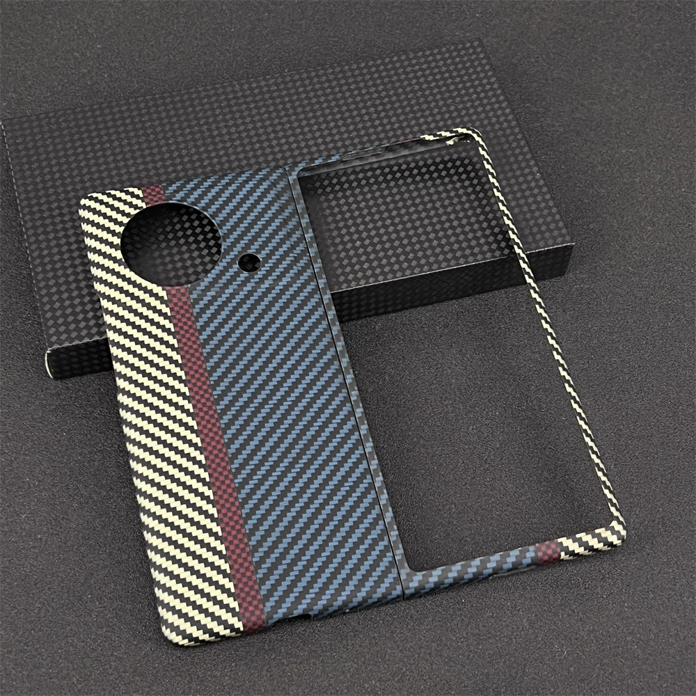 Oatsbasf Luxury Pure Carbon Fiber Case for vivo Foldable Smartphones