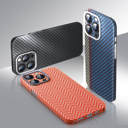 Oatsbasf Luxury Pure Carbon Fiber Case for Apple iPhone 14 Pro Max | iPhone 14 Pro