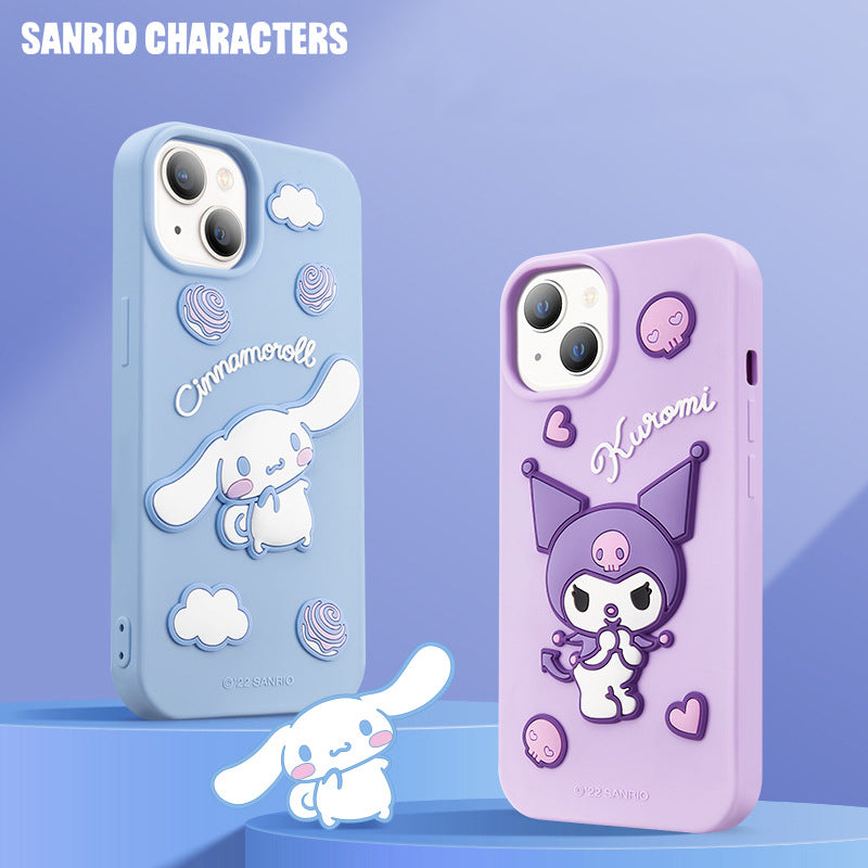 UKA Sanrio Characters Shockproof 3D Silicone Back Case Cover