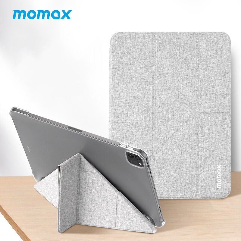 MOMAX Flip Cover Clear PC + PU Leather Case for Apple iPad